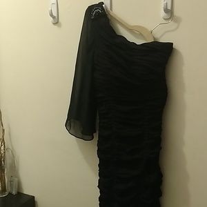 Signature by Sangria | Black Clubbing Dress